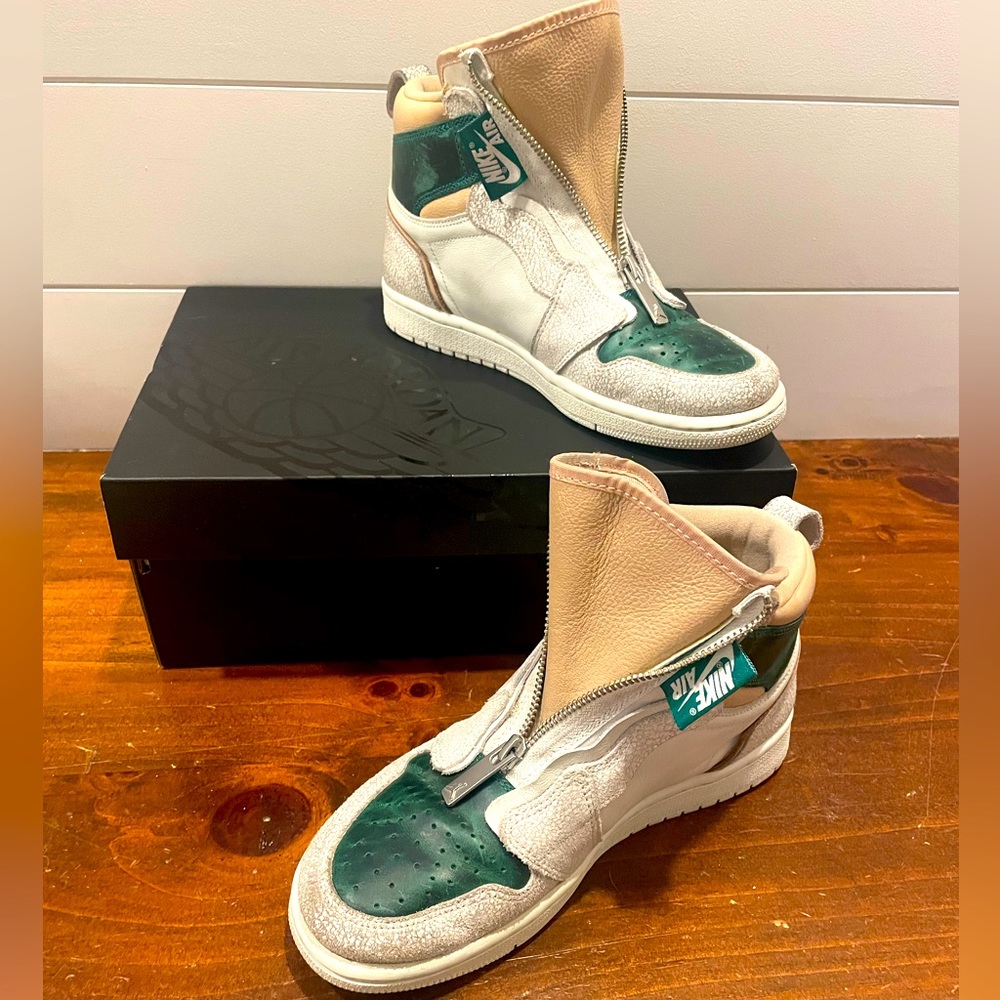Retro High Zip Mystic Green Air Jordans